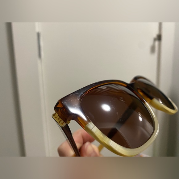 RetroSuperFuture Tortoise/Cream Two-Tone Sunglasses - Picture 5 of 5